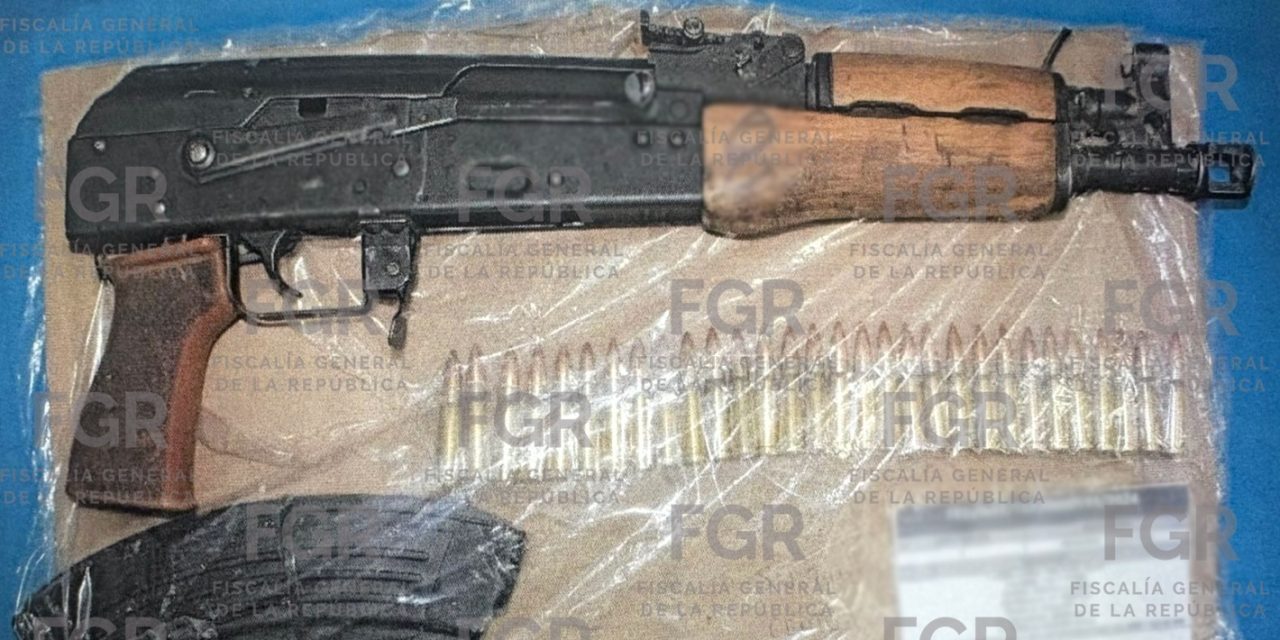 FGR OBTIENE SENTENCIA POR LOS DELITOS DE PORTACIÓN DE ARMAS DE FUEGO Y POSESIÓN DE CARTUCHOS