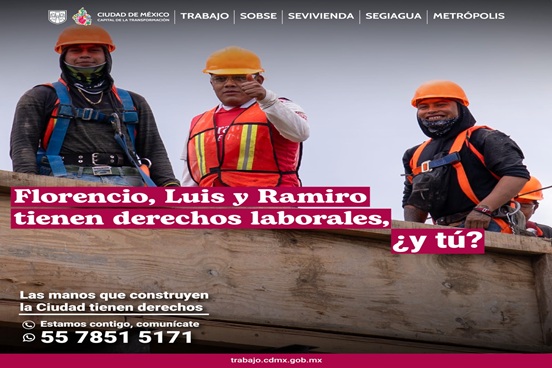 Promueve STyFE campaña de derechos laborales para las personas trabajadoras de la construcción