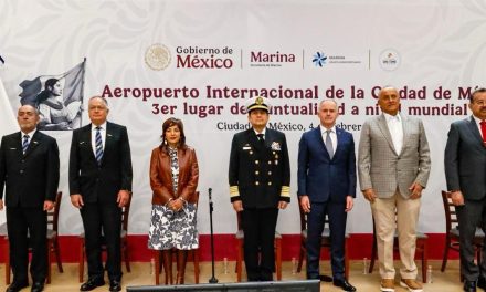 RECONOCIMIENTO AL AICM POR SER EL TERCER AEROPUERTO MÁS PUNTUAL DEL MUNDO