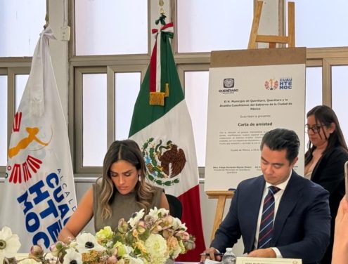 FIRMAN CARTA DE AMISTAD CUAUHTÉMOC-QUERÉTARO PARA COMPARTIR BUENAS PRÁCTICAS DE GOBIERNO