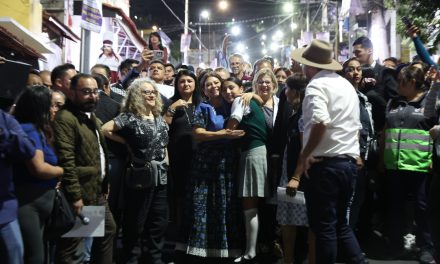 Cumple Clara Brugada con obras prometidas, en Chalma de Guadalupe, en la GAM