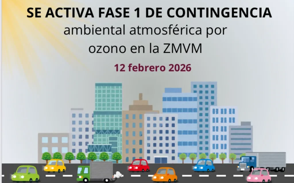 Activan Fase 1 de contingencia ambiental por ozono en la ZMVM