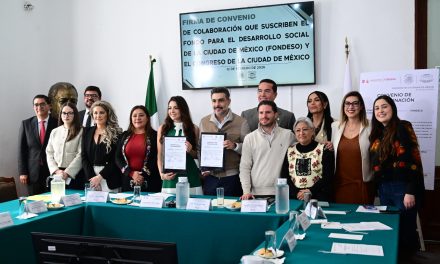 Congreso CDMX y FONDESO suscriben convenio para fortalecer desarrollo económico en la capital del país