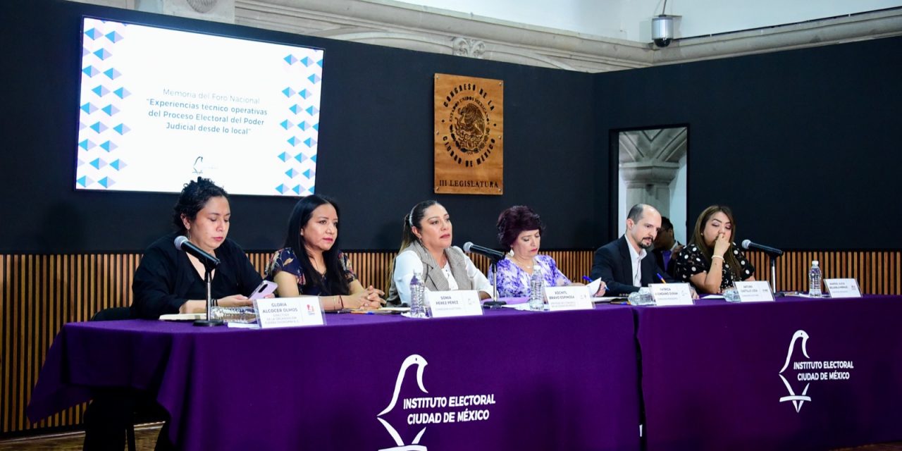 Presentan “Memoria del Foro Nacional sobre Experiencias Técnico-Operativas del Proceso Electoral del Poder Judicial desde lo Local”