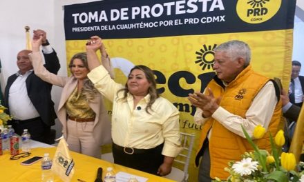 Ceci Ocampo asume la presidencia del PRD en la Alcaldía Cuauhtémoc