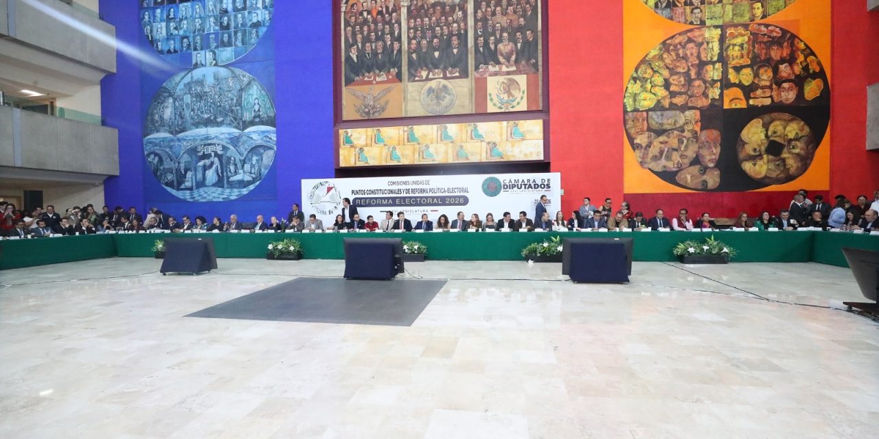 Comisiones de la Cámara de Diputados aprueban dictamen de la reforma electoral presentada por la presidenta