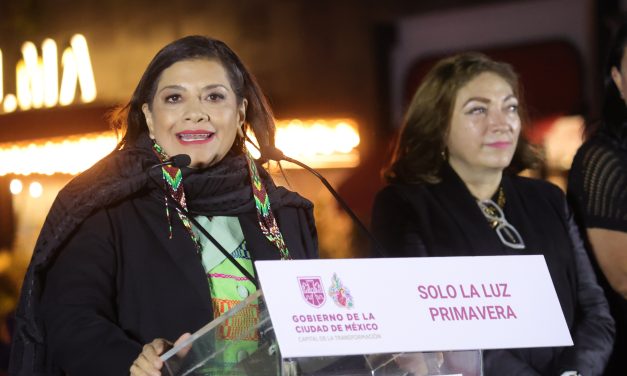 La Jefa de Gobierno convierte Paseo de la Reforma en corredor de arte y luz, con el Festival FILUX: “Sólo la Luz, Primavera”