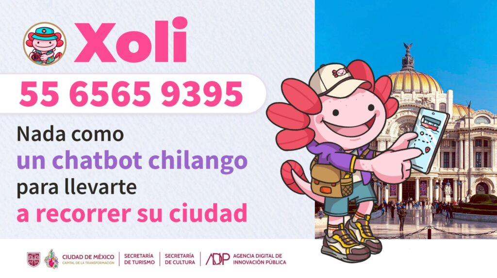 Se lanza Xoli-Guía Ciudad de México, el nuevo chatbot de Turismo y Cultura para recibir el Mundial de futbol 2026