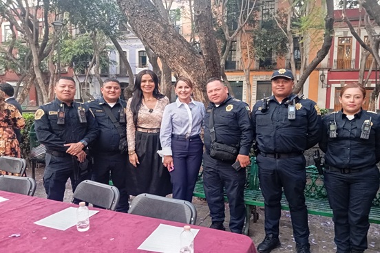 Leonor Otegui trabaja en favor de la seguridad de los vecinos de la alcaldía Cuauhtémoc