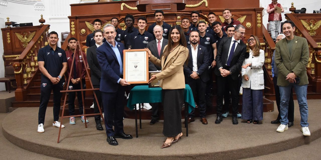 Congreso CDMX reconoce al Club Atlante por sus 110 años de trayectoria