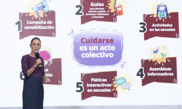 Presidenta presenta los 6 ejes de la Estrategia Nacional de Atención a la Salud Mental para las y los jóvenes: “El ABC de las Emociones”